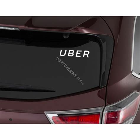 uber letters sign logo decals stickers