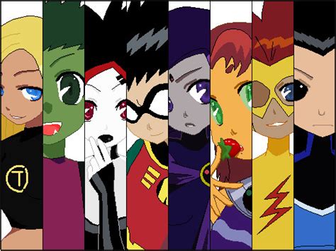 teen titans by greenleprechaun on deviantart