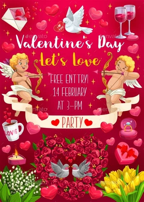 happy valentines day love party celebration event by
