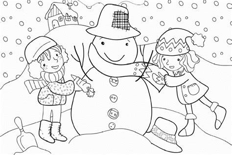 winter coloring pages  kids  educative printable cool