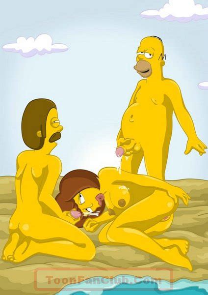 pic451487 homer simpson maude flanders ned flanders the simpsons simpsons porn