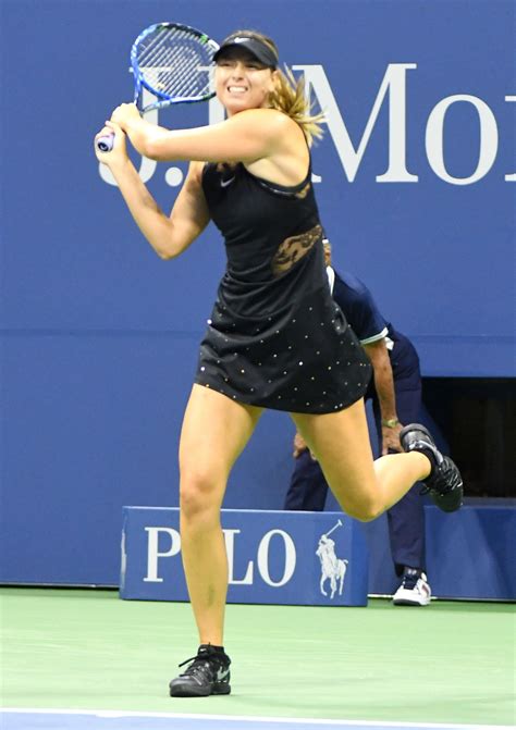 Maria Sharapova At Us Open Round 1 In New York 08 28 2017