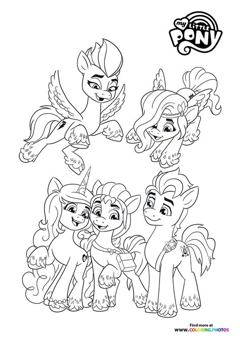 pony   generation coloring pages  kids print