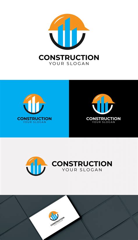 construction logo design graphicsfamily