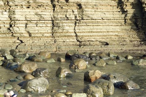 stock image  sedimentary rock layers sciencestockphotoscom