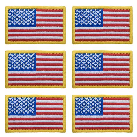 american flag patch  army military flag sew  patches embroidered