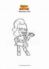 Brawl Emz Colorear Disegno Byron Supercolored sketch template