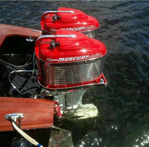 vintage twin mercs vintage boats outboard boat motors