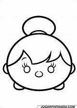 Tsum Coloring Pages Emoji Disney sketch template