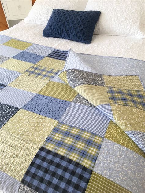 carried  quilting  simple patchwork quilt