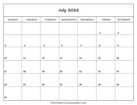 printable july  calendars wiki calendar july  calendars