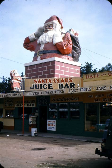 santa claus juice bar carpinteria california 1952 santa claus