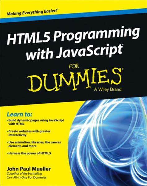 html programming  javascript  dummies  john paul mueller