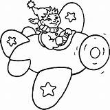 Airplane Noddy Coloring Pages Aeroplane Kids Aircraft Printable Drawings sketch template