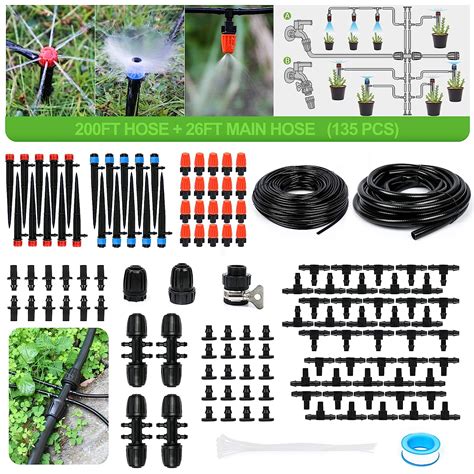 buy mixc ft greenhouse micro drip irrigation kit automatic