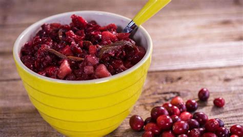 Carla Hall’s Spicy Cranberry Apple Relish Recipe Rachael Ray Show