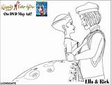 Happily Never After Coloring Pages sketch template