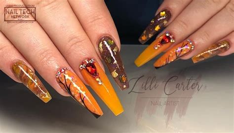 lounge autumn nails beauty airport lounge finger nails drawing