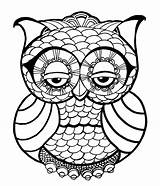 Coloring Pages Owl Skull Sugar Mandala Color Getcolorings Printable sketch template