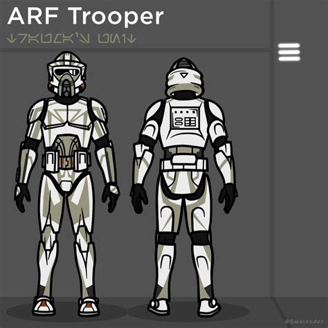 pin  trooper template republic