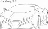 Lamborghini Coloring Pages Car Cars Kids Drawing Lambo Supercar Print Super Police Outline Printable Veneno Reventon Colouring Color Sheet Getdrawings sketch template