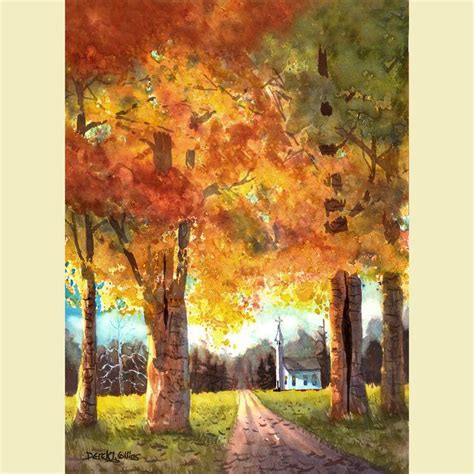 images  watercolor fall season  pinterest watercolor