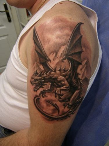 29 Best 3d Dragon Tattoo Biting Arm Of Images On Pinterest Dragon