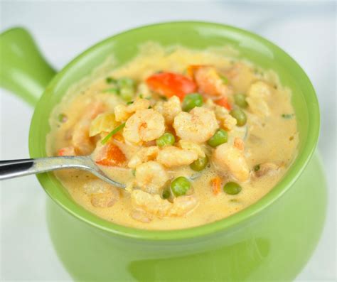shrimp soup  coconut milk  vegetables antos kitchen