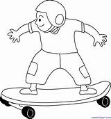Skateboarding Clip Skateboard Clipart Kid Skate Coloring Drawing Kids Lineart Results Search Pages Disney Line Galore Clipartix Library Cliparts Sweetclipart sketch template