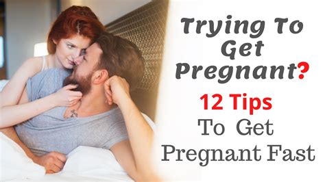 how to get pregnant faster what to remember while trying to get