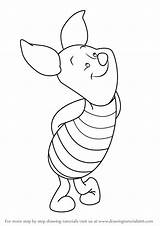 Pooh Winnie Piglet Drawingtutorials101 Zeichnen Whinnie Ampproject sketch template