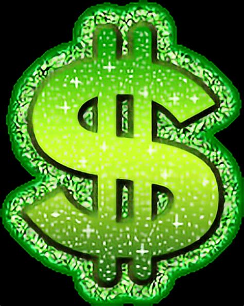 green dollar sign  stars   fastpng