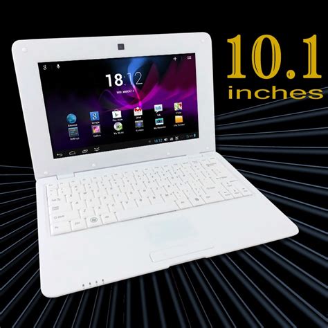 cheap white   mini dual core laptop netbook android  keyboard netbook computer