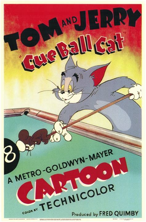 Cue Ball Cat Tom And Jerry 8 Ball On The Silver Screen