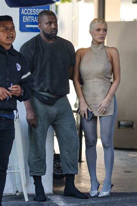 Kanye West Grabs Wife Bianca Censori Lovingly In Rare Intimate Moment