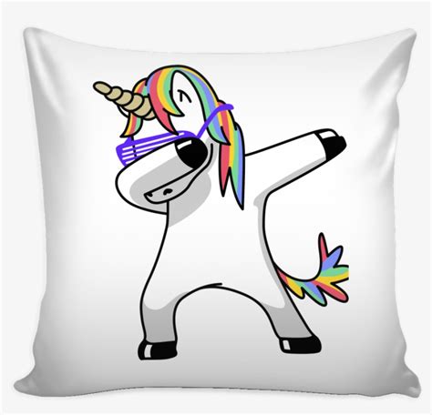 dabbing unicorn pillow case dabbing unicorn coloring page transparent