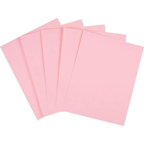 staples pastel colored copy paper     pink ream