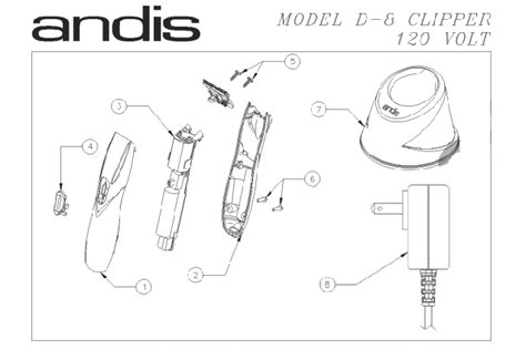 clipper parts diagrams myers electric