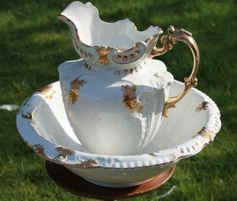 top  antique pitcher  bowl sets  sale