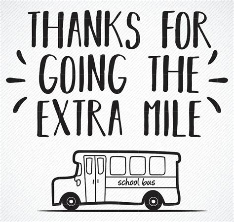 Thanks For Going The Extra Mile Svg And Png Pot Holder Etsy