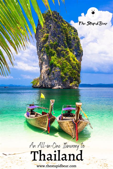 Thailand Travel Itinerary With Map For 1 Week 10 Days 2 Week 3 Weeks