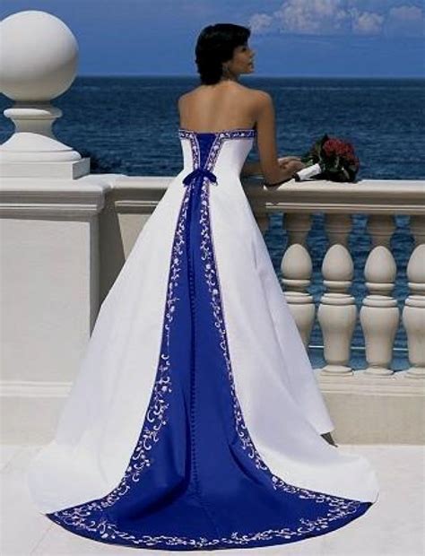 simply royal blue  silver wedding dresses allowed     personal website  wo