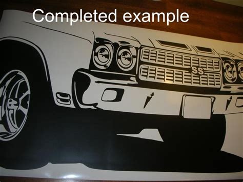 70 Chevy Chevelle Auto Car Vinyl Wall Art Sticker Decal