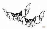 Coloring Bat Pages Cats Printable Supercoloring Bats Color Halloween Clipart Categories sketch template