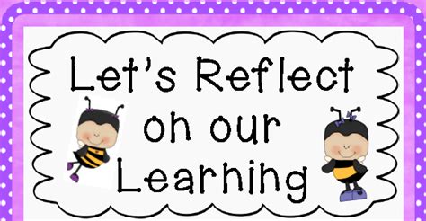 students  reflect   learning