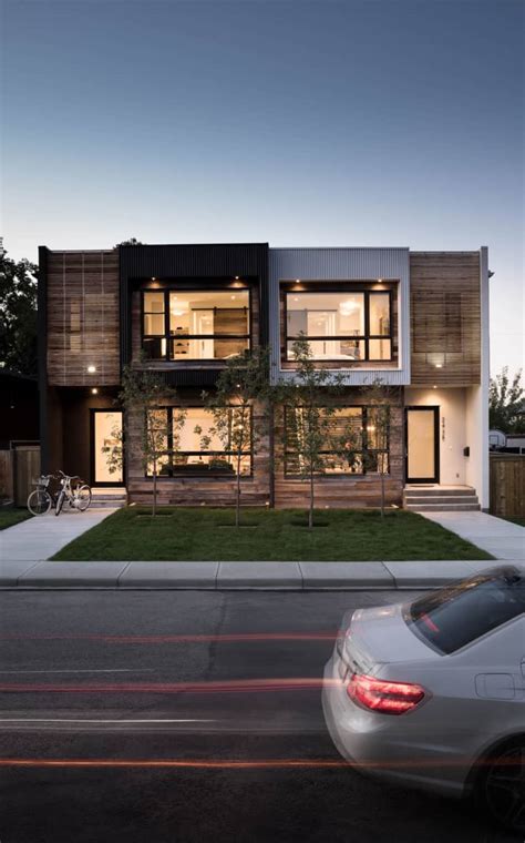 project   modern infill  calgary   homes