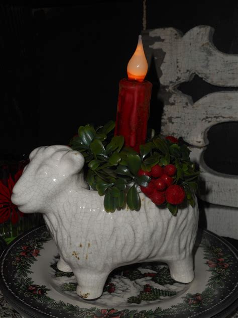 lamb light holiday decor christmas ornaments holiday