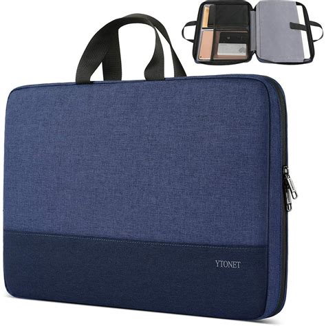 ytonet laptop sleeve case   slim water resistant tsa laptop casehandle bag