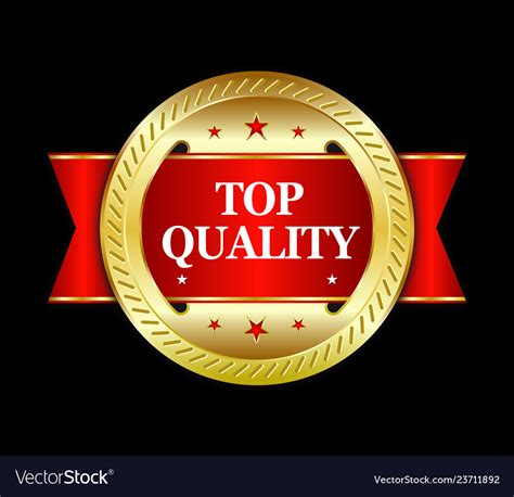top quality badge royalty  vector image vectorstock