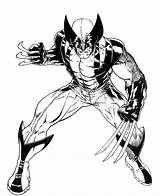Wolverine Xmen Furious Marvel Clipart Clipartmag Colorkiddo sketch template
